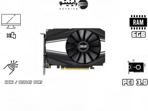 کارت گرافیک استوک GTX 1660 Asus Phoenix 6GB OC