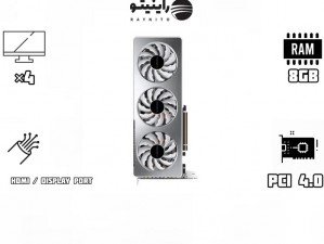 کارت گرافیک استوک RTX 3060 TI Gigabyte Vision 8GB OC