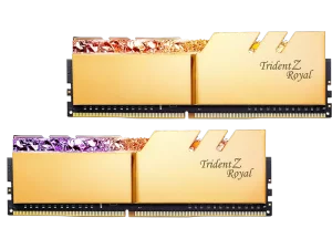 رم دسکتاپ دو کاناله G.SKILL Trident Z Royal DDR4 3200MHz 2x16GB CL16 32GB (استوک)