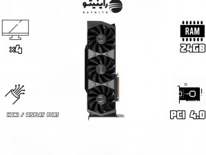 کارت گرافیک استوک زوتک مدل Gaming GeForce RTX 3090 Trinity 24GB