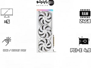 کارت گرافیک استوک ROG Strix GeForce RTX 4090 24GB GDDR6X White OC Edition
