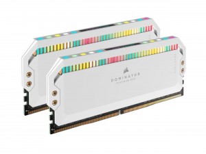 رم دسکتاپ استوک DDR5 دو کاناله DOMINATOR  PLATINUM RGB 32GB 2x16GB DDR5 DRAM 5600MT/s CL36 White