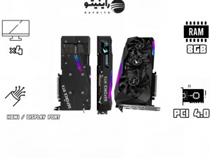 کارت گرافیک استوک AORUS GeForce RTX 3060 Ti MASTER 8G Gigabyte