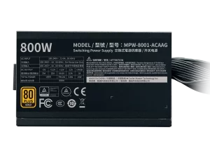 منبع تغذیه استوک  Cooler Master G800 Gold Power Supply  800w