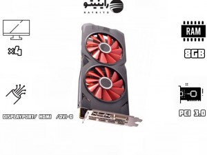 کارت گرافیک استوک XFX AMD Radeon  RX 570 RS 8GB XXX Edition