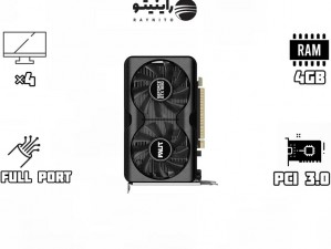 کارت گرافیک استوک Palit GeForce GTX 1650 GamingPro 4 GB GDDR6