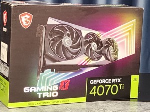 کارت گرافیک استوک ام اس آی مدل RTX 4070 Ti  MSI GAMING X TRIO 12G
