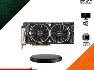 کارت گرافیک استوک ام اس آی مدل RADEON RX 580 ARMOR 8G OC
