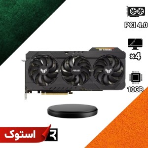 کارت گرافیک استوک ایسوس مدل ASUS TUF RTX 3080 O10G GAMING