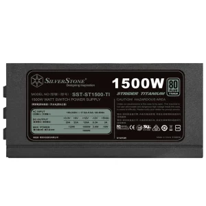 منبع تغذیه استوک SilverStone ST1500-TI فول ماژولار 1500w 80plus Titanium