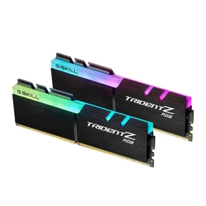 رم دسکتاپ استوک دوکاناله جی اسکیل Trident Z RGB فرکانس 3200 مگاهرتز DDR4 تایمینگ CL16 حافظه 32 گیگابایت