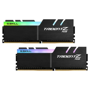 رم دسکتاپ استوک دوکاناله جی اسکیل Trident Z RGB فرکانس 3200 مگاهرتز DDR4 تایمینگ CL16 حافظه 32 گیگابایت