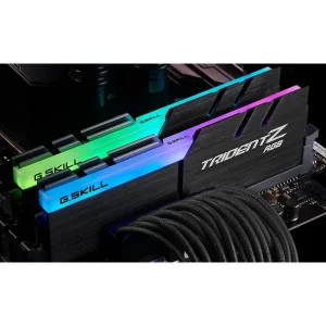 رم دسکتاپ استوک دوکاناله جی اسکیل Trident Z RGB فرکانس 3200 مگاهرتز DDR4 تایمینگ CL16 حافظه 32 گیگابایت