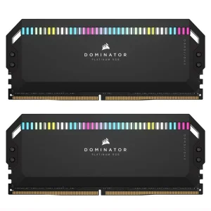 رم دسکتاپDOMINATOR® PLATINUM RGB 32GB (2x16GB) DDR5 DRAM 6200MT/s CL36 ظرفیت 32 گیگابایت (استوک)