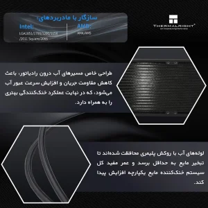 خنک‌کننده Thermalright Frozen Warframe 360 Black ARGB