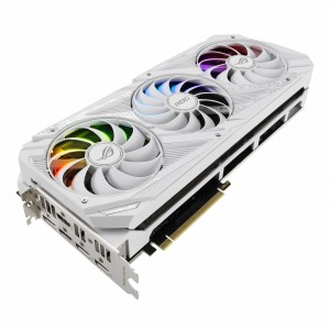 کارت گرافیک استوک RTX 3070 Asus Rog Strix white Edition OC 8GB