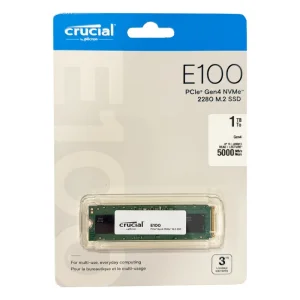 حافظه اس اس دی کروشیال مدل E100 1TB Gen4