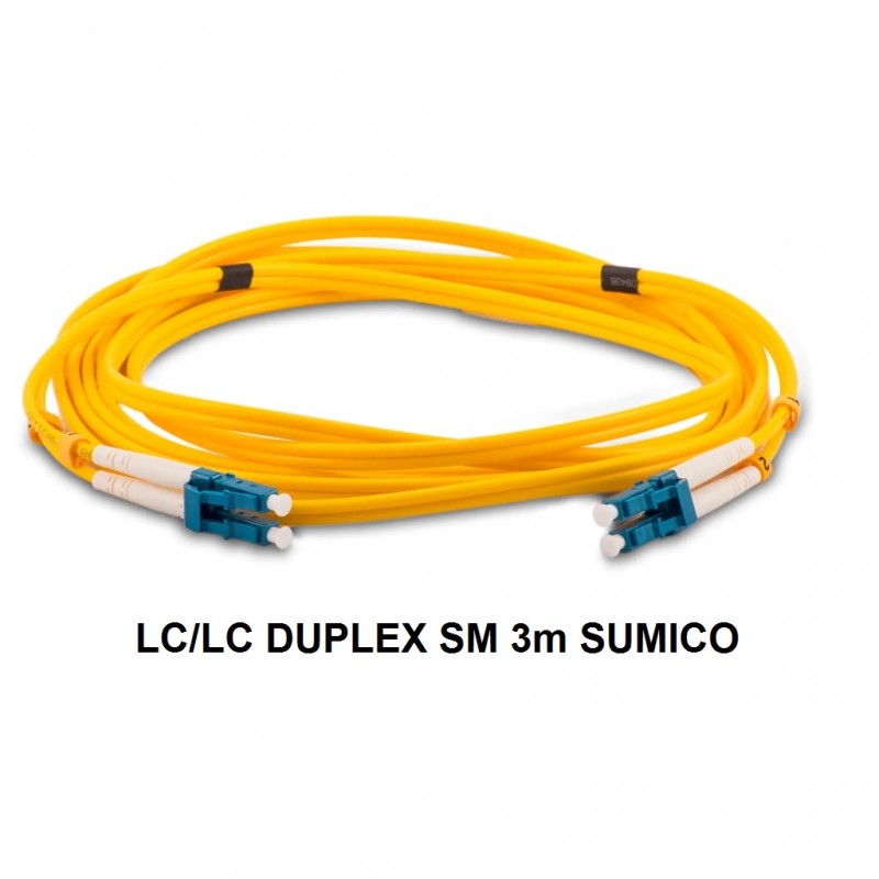پچ کورد فیبر نوری LC/LC 3m DUPLEX SM سومیکو