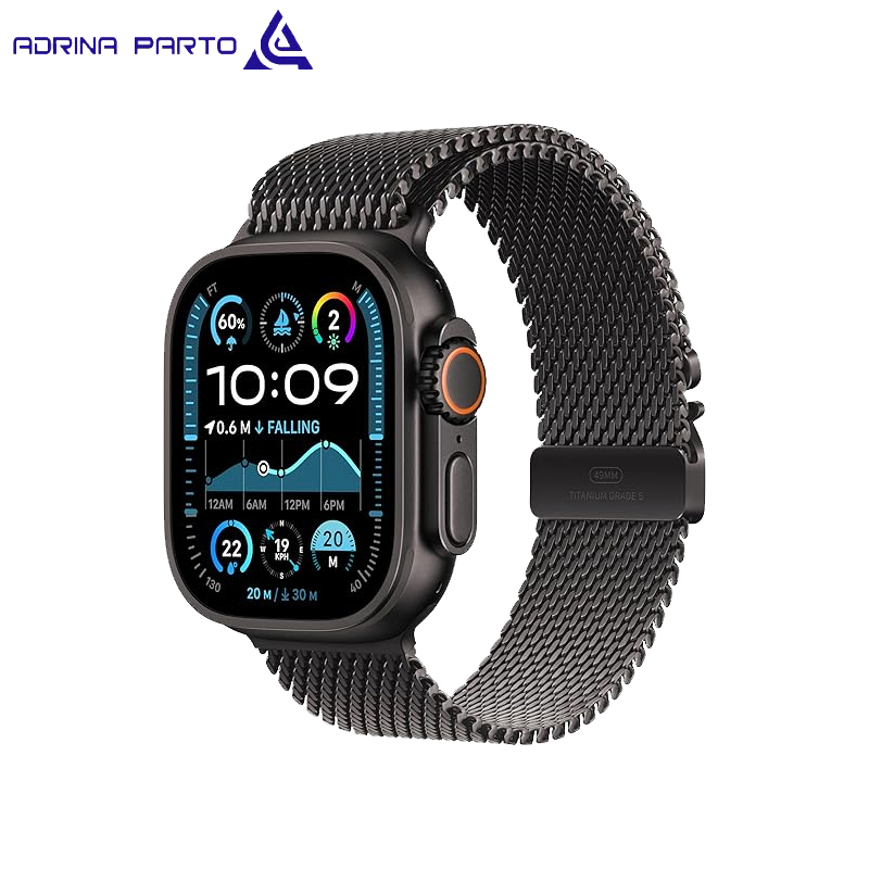 ساعت هوشمند اپل مدل Ultra 2 Black Titanium Case 49mm