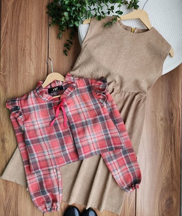 کت سارافون چارخونه نسکافه ای