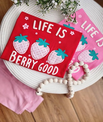 تیشرت شلوار توت فرنگی