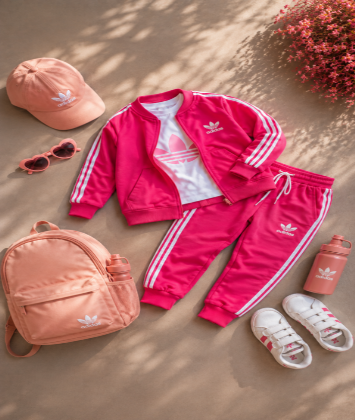 سه تیکه آدیداس Adidas سرخابی