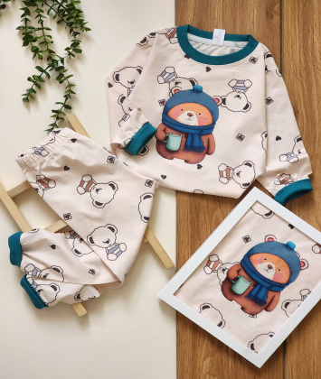 ست راحتی پسرانه خرس وفنجون