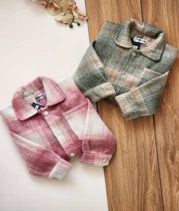 شومیز چهارخانه پشمی