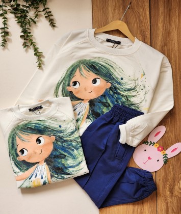 بلوز شلوار دختر دریا