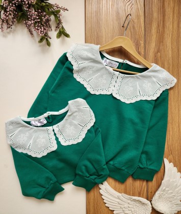 بلوز تک یقه گیپور