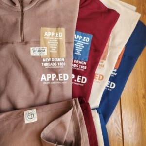 بلوز شلوار یقه نیم زیپ حروف لاتین