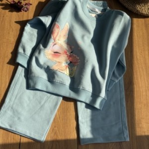 بلوز شلوار خرگوش و گل