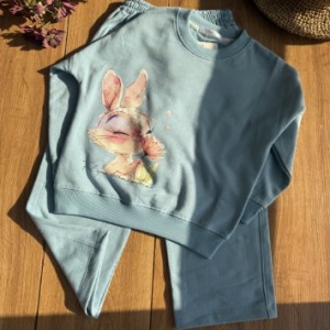 بلوز شلوار خرگوش و گل