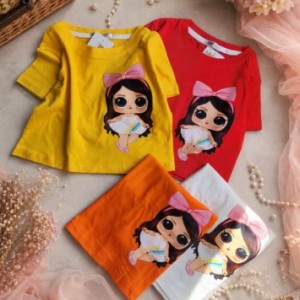 کراپ دخترانه طرح عروسکی