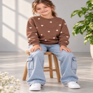 لباس دخترانه طرح قلب