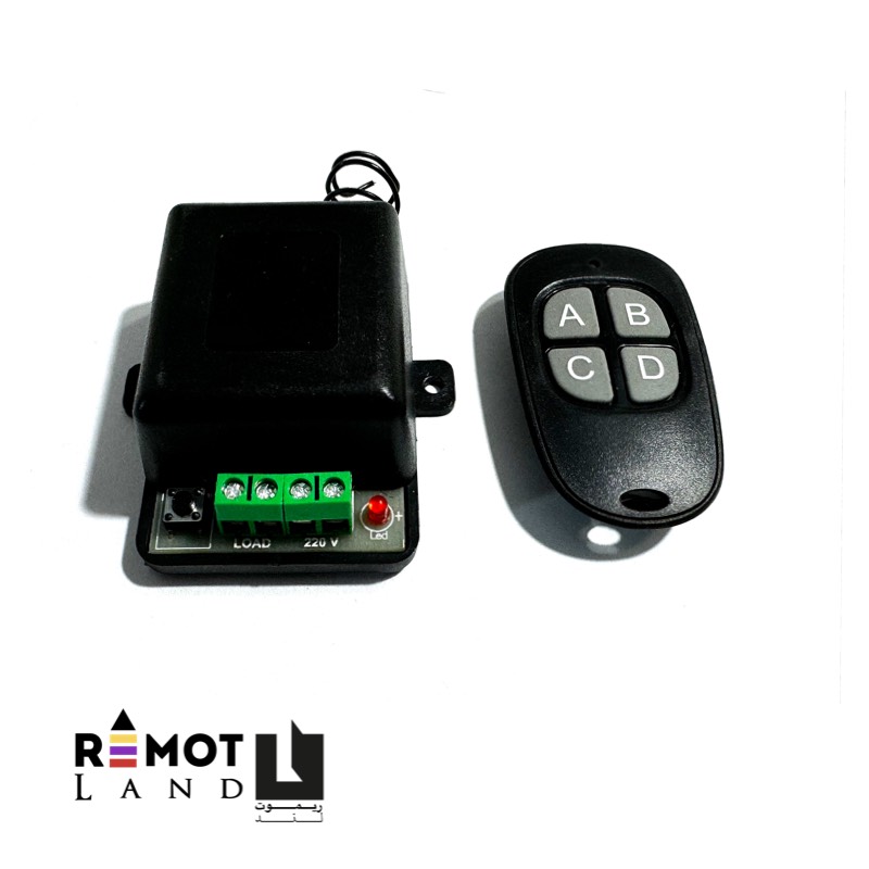 رسیور صنعتی مینی تک رله 220 ولت (تک کانال 220)