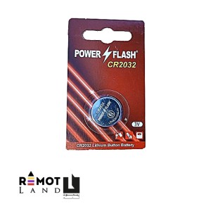 باتري سکه ای CR2032 پاور فلش اصلی POWER FLASH