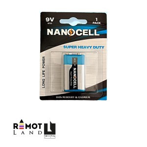 باتری 9 ولت 9V کتابی نانوسل اصلی NANOCELL