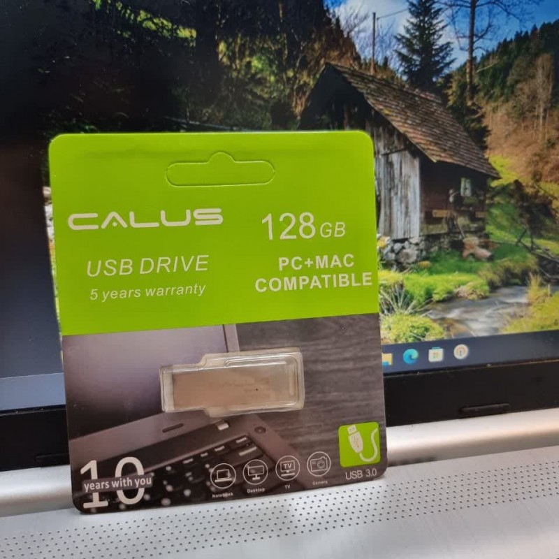 فلش مموری ۱۲۸ گیگابایت CALUS USB 3.0 سازگار با PC و Mac