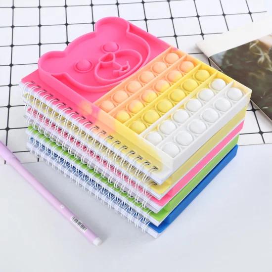 دفتر خرسی فیجتی پاپیت دار با رنگ جذاب