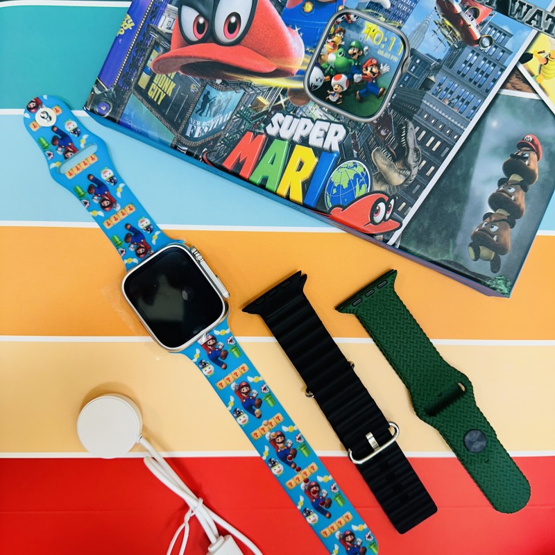 خرید ساعت هوشمند کودک با طرح‌ سوپر ماریو| نیک مالز