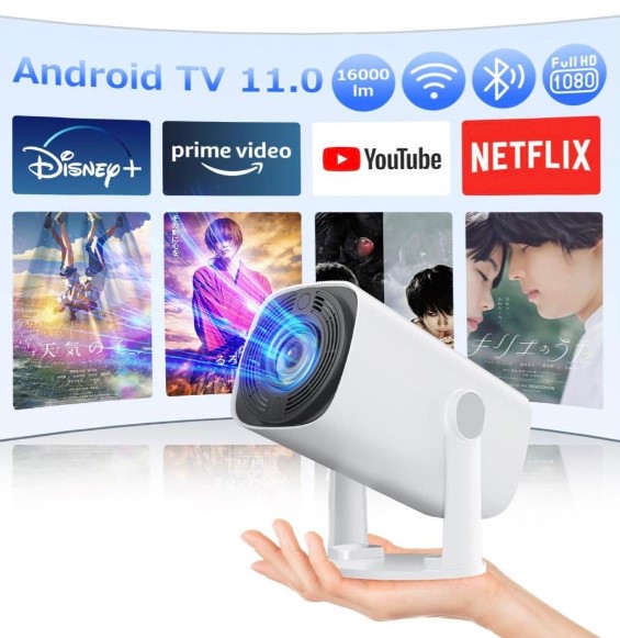 پروژکتور Pan-Tilt با قابلیت اتصال بی‌سیم و سیستم‌عامل Android TV