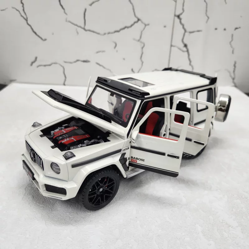 ماکت فلزی چراغدار و صدادار برابوس 800 (Brabus 800 Diecast Model) مدل کلکسیونی