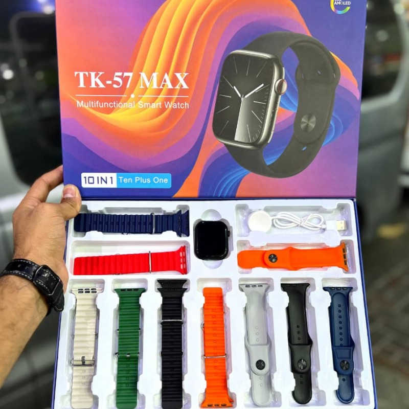پک ساعت هوشمند 10 بند مدل TK57 Max