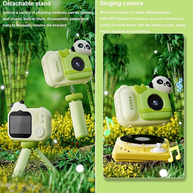 دوربین عکاسی و فیلم برداری کودک دو طرح جذاب پاندا و یونیکورن
