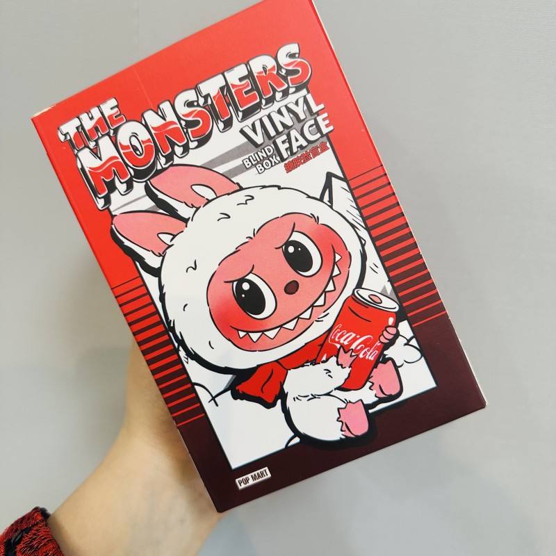 عروسک لبوبو کوکاکولا قرمز | کالکشن خاص Pop Mart سری The Monsters