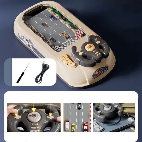 اسباببازی ماشین فرمان دار _ فرمان مانیتوردار _ اتوکار کودک