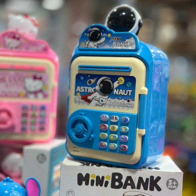 قلک موزیکال کودک مدل فضانورد  Astronaut با مکش پول و دکمه‌های موزیکال