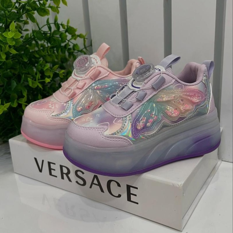 کفش اسکیتی  کتونی مدل پروانه ای اکواریومی