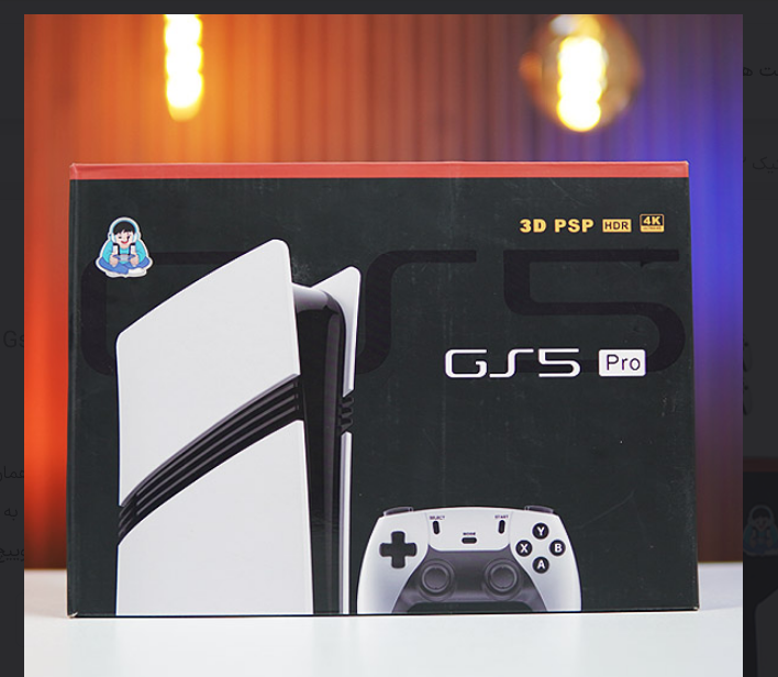 گیم استیک GS5 Pro کنسول بازی همه‌کاره با بیش از  هزاران بازی + دو دسته بی‌سیم